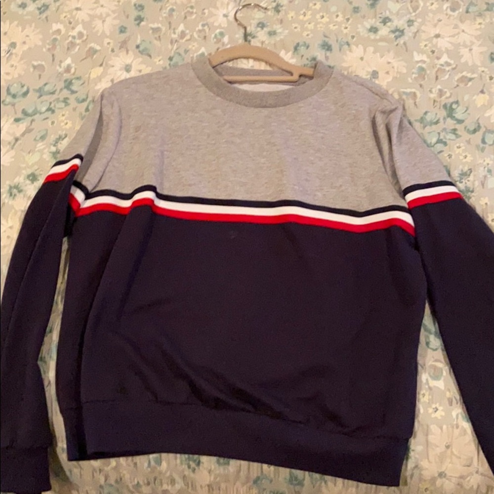 Sweatshirt grey and blue